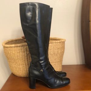 Salvatore Ferragamo Vintage tall black boots